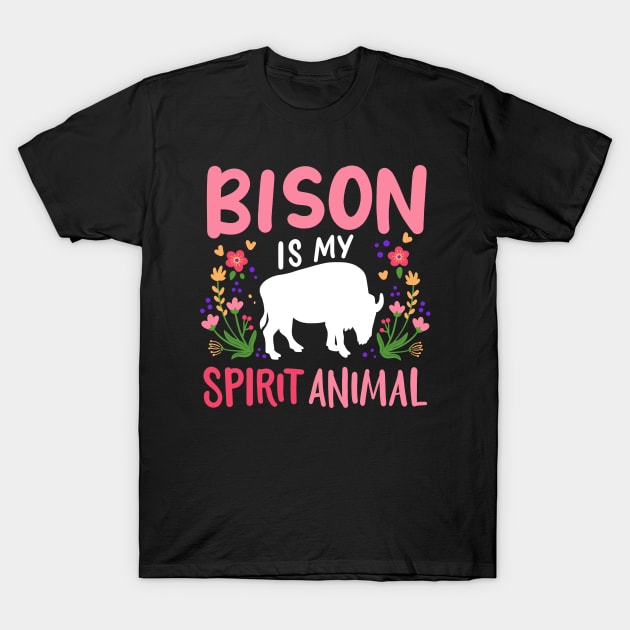 Bison American Bison T-Shirt by CreativeGiftShop